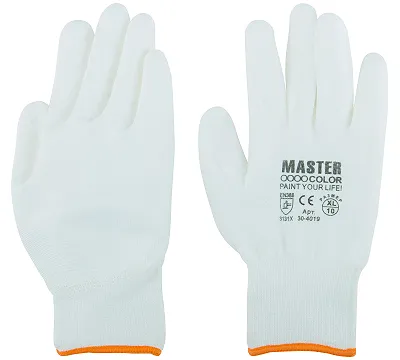 Перчатки белые MASTER COLOR