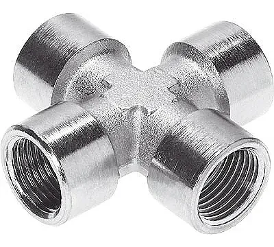 Переходник резьбовой крестообразный F1/4">F1/4">F1/4">F1/4" VEPA A139/2
