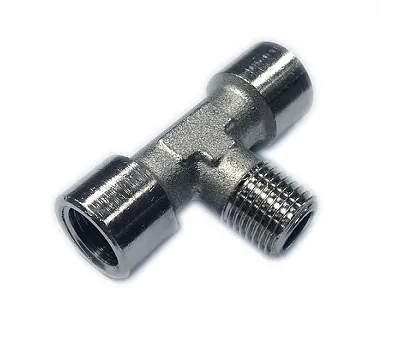 Переходник резьбовой Т-образный F1/4">M1/4">F1/4" VEPA A135/2