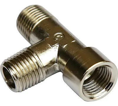 Переходник резьбовой Т-образный M1/4">M1/4">F1/4" VEPA A136/2