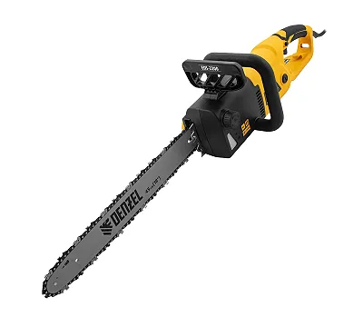 Пила цепная электрическая EDS-2200, 2.2 кВт, продольная, шина 45 см, шаг 3/8, паз 1.3 мм, 62 звена Denzel