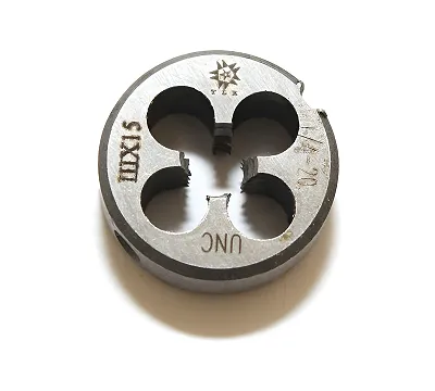 Плашка Дюймовая 1/2"-13 UNC 60° Р6АМ5 13 ниток/дюйм, dнар.38мм TLX