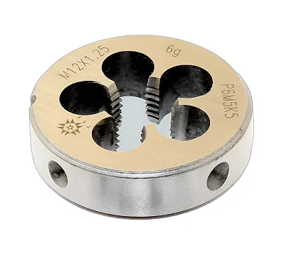 Плашка М 12,0х1,25 dнар.38мм Р6М5К5 6g TLX
