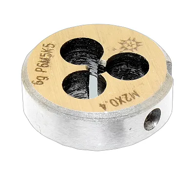 Плашка М 2,0 (0,4) dнар.16мм Р6М5К5 6g TLX