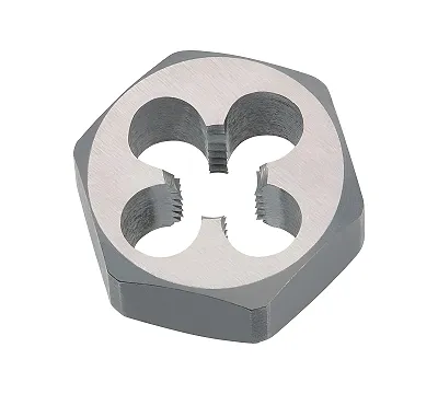 Плашка М 3,0 (0,5) шестигранная 9ХС, S 19мм 6g DIN382 , CNIC