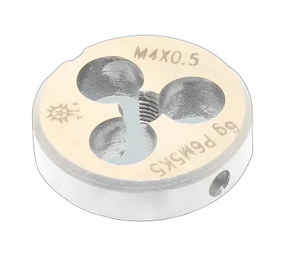 Плашка М 4,0х0,5 dнар.20мм Р6М5К5 6g TLX