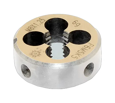 Плашка М 8,0 (1,25) dнар.25мм Р6М5К5 6g TLX