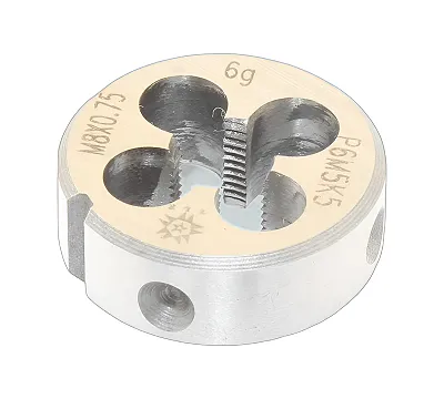 Плашка М 8,0х0,75 dнар.25мм Р6М5К5 6g TLX
