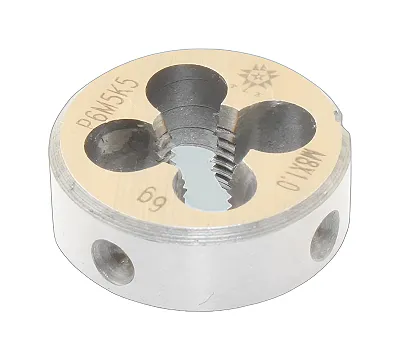 Плашка М 8,0х1,0 dнар.25мм Р6М5К5 6g TLX