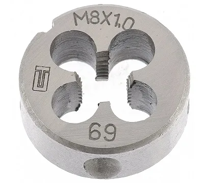 Плашка М8,0х1,0 СИБРТЕХ 77019