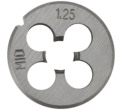 Плашка метрическая легированная сталь М10х1,25 мм FIT