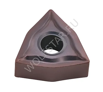 Пластина твердосплавная ISO WNMG060404-MFA APM20B AHNO по жаропроч. и нерж.стали, получистовая