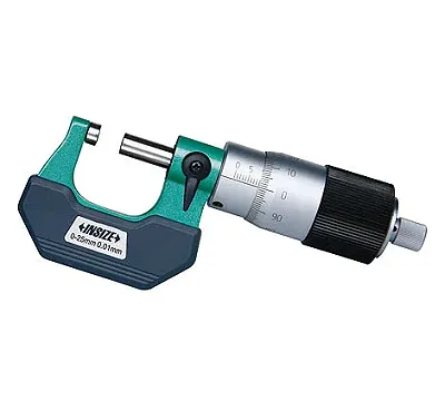 Микрометр МК- 100 диап 75-100мм дел 0.01мм быстрая подача INSIZE 3208-100B