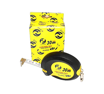 Рулетка 30 метров х 13мм металлическая лента CR-G60 (30G60) CNIC