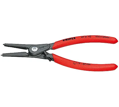 Съемник для стопорных колец 180 мм, прямые, разжатие, с ограничителем KNIPEX KN-4931A2