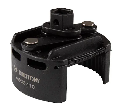 Съемник масляных фильтров 1/2", 80-110 мм, 2-х захватный KING TONY 9AE52-110