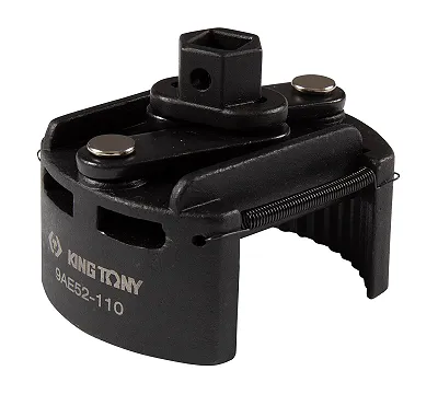 Съемник масляных фильтров 1/2", 80-110 мм, 2-х захватный KING TONY 9AE52-110