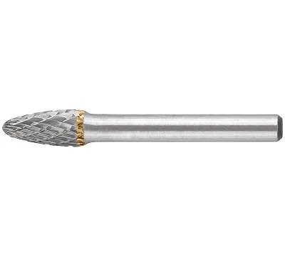 Шарошка карбидная штифт 6 мм, тип F, параболическая 8х18х63 мм FIT