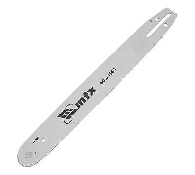 Шина для бензопилы, длина 40 см (16"), шаг 0,325", паз 1,5 мм, 64 звена// MTX