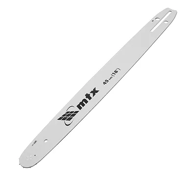 Шина для бензопилы, длина 45 см (18"), шаг 0,325", паз 1,5 мм, 72 звена// MTX