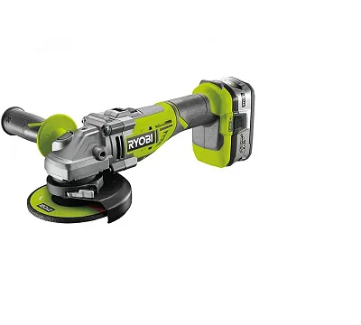 Шлифмашина угловая (УШМ) ONE+, 125 мм, 18 В, аккумуляторная RYOBI R18AG7-140S