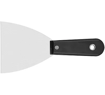 Шпатель с пластиковой ручкой полированный 4" (100 мм) FIT