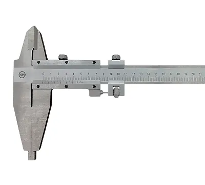 Штангенциркуль нержавеющий ШЦ-2 0-500 (0,1) КТ1 (g=10 мм) КРИН ГОСТ 166-89 губ. 100 мм с поверкой