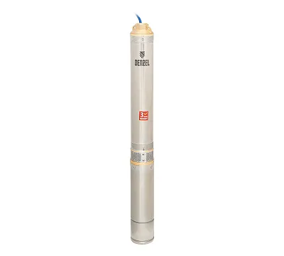 Скважинный насос DWC-4-80, центробежный, диаметр 4", 1500 Вт, 5700 л/ч, напор 80 м Denzel