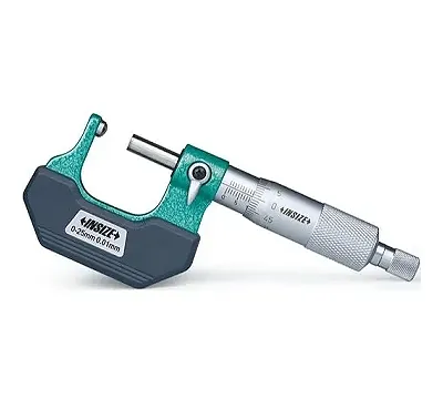 Микрометр МТ-25 диапазон 0-25 мм цена деления 0.01 мм Тип A INSIZE 3260-25A