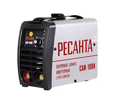 Сварочный аппарат САИ 190К инверторный 140-240В, режим ММА 10-190А Ресанта
