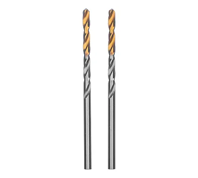 Сверло спиральное по металлу 3,2 x 65 мм, Р6М5, Golden Tip, 2 шт. Denzel