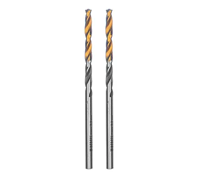 Сверло спиральное по металлу 3,2 x 65 мм, Р6М5, Golden Tip, многогранная заточка, 2 шт. Denzel