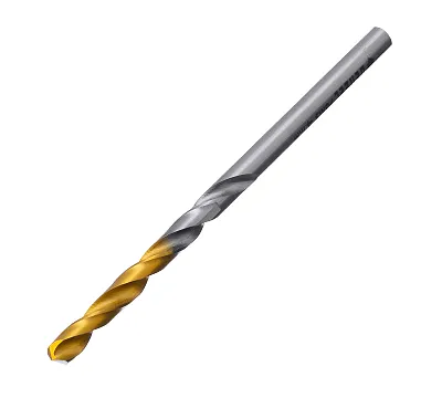Сверло спиральное по металлу 4 x 75 мм, Р6М5, Golden Tip Denzel