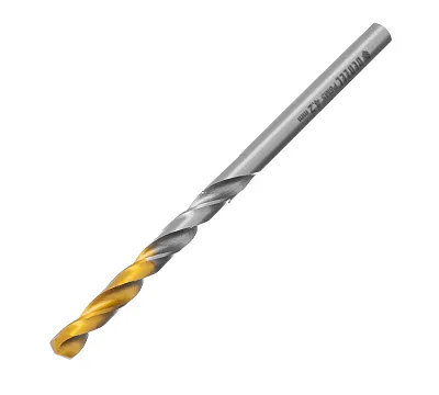 Сверло спиральное по металлу 4,2 x 75 мм, Р6М5, Golden Tip Denzel