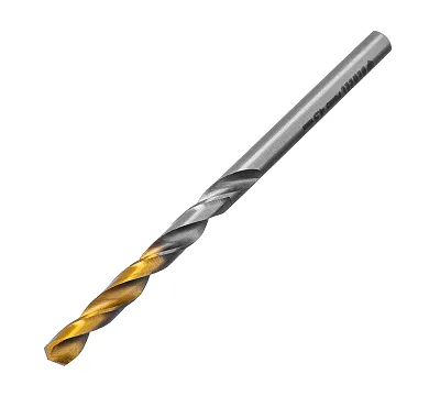 Сверло спиральное по металлу 4,5 x 80 мм, Р6М5, Golden Tip Denzel