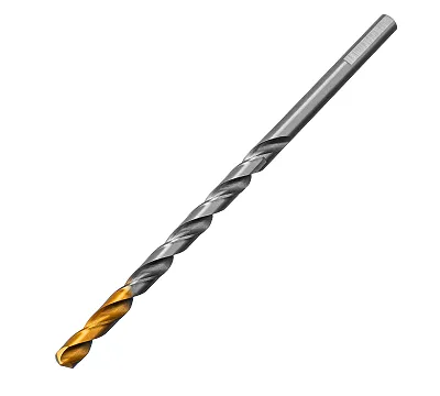 Сверло спиральное по металлу 6 х 139 мм, Р6М5, Golden Tip, удлиненное Denzel