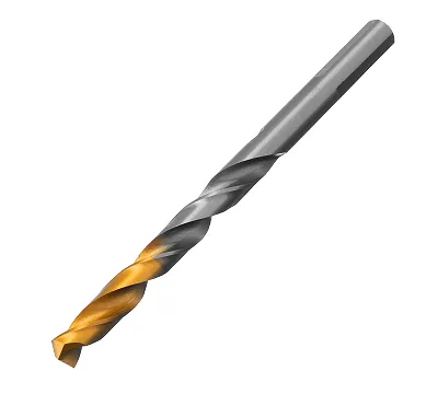Сверло спиральное по металлу 7,5 x 109 мм, Р6М5, Golden Tip Denzel
