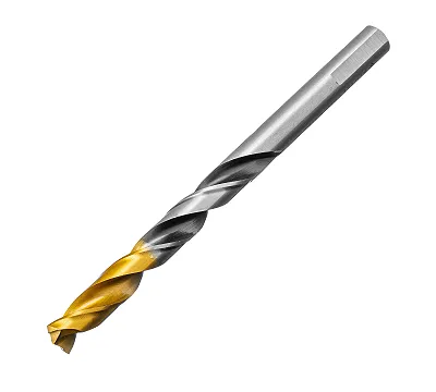 Сверло спиральное по металлу 9 x 125 мм, Р6М5, Golden Tip, многогранная заточка Denzel