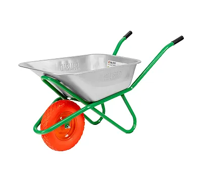Тачка садово-строительная с PU колесом, грузоподъемность 180 кг, объем 120 л Palisad
