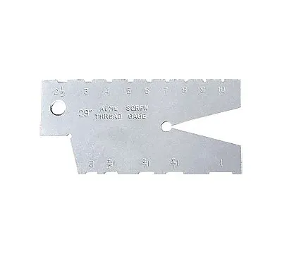 Шаблон резьбовой 1-10TPI ACME 29° погрешность ±10" INSIZE 4812-E