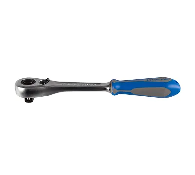 Трещотка 1/2", 262 мм, 90 зубцов, флажковая с кнопкой KING TONY 4773-10GS