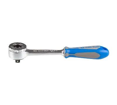 Трещотка 1/4", 144 мм, 72 зубца, дисковый механизм KING TONY 2759-55G