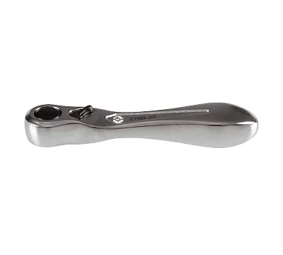 Трещотка 1/4", 88 мм, 60 зубцов, флажковая, для вставок (бит) KING TONY 276B-0225
