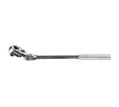 Трещотка 3/8", 280 мм, 32 зубца, флажковая с кнопкой, шарнирная KING TONY 3781-11F