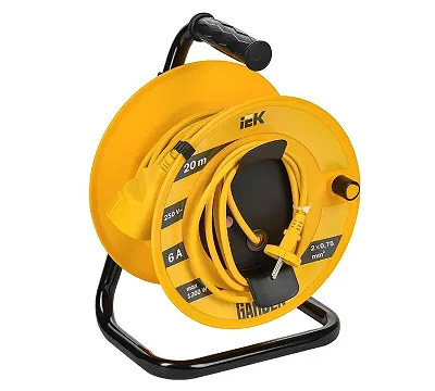 Удлинитель на катушке"Garden" 20 м, 6 А IEK GD-KP40-06-01-20