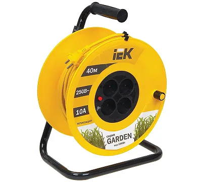 Удлинитель на катушке"Garden" 40 м, 10 А IEK WKP23-10-04-40