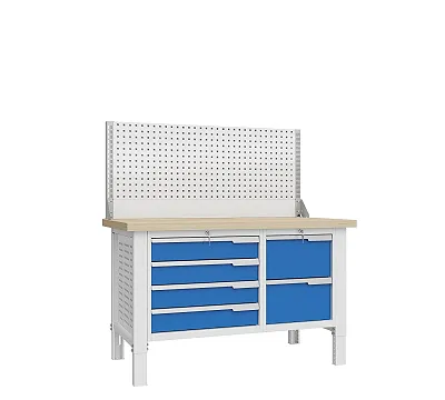 Верстак слесарный, двухтумбовый Constructor 1402.S2L4.4-1 Верстакофф ® 124120