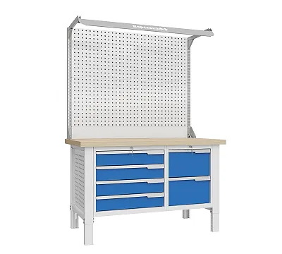 Верстак слесарный, двухтумбовый Constructor 1402.S2L4.4-2F Верстакофф ® 124472