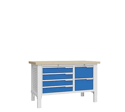 Верстак слесарный, двухтумбовый Constructor 1402.S2L4.4 Верстакофф ® 124119