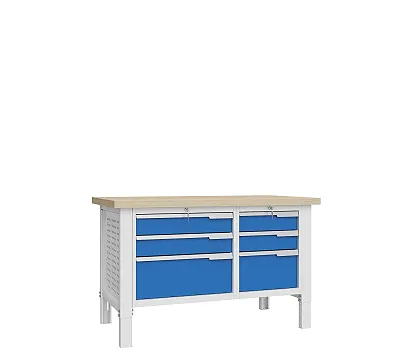 Верстак слесарный, двухтумбовый Constructor 1402.S3L3.4 Верстакофф ® 124122